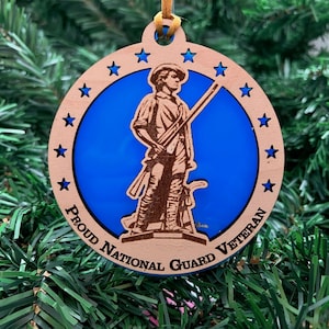 Proud National Guard Veteran Ornament