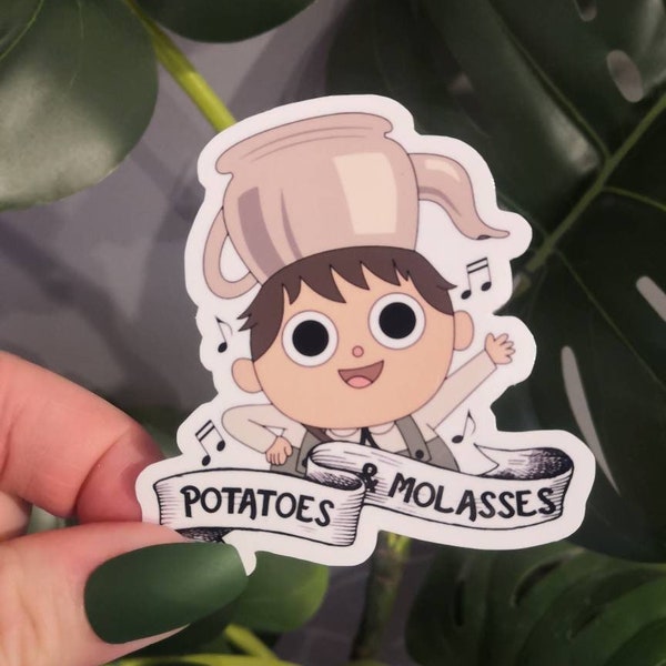 Over The Garden Wall Sticker, Greg Sticker, Cartoon Network Sticker, Musical Sticker, Potato Sticker, Funny Sticker, Quirky Sticker For Kids