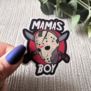 Horror Sticker, Jason Voorhees Sticker, Friday The 13th Sticker, Funny Sticker, Horror Gift, Horror Fan Sticker, Movie Sticker, Family Gift