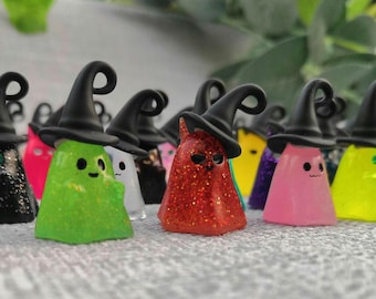 Mystery Mini Ghost Witch, Lucky Dip Ghost, Halloween Gift, Spooky Statue, Tiny Ghost, Ghost Boo Basket Gift, Halloween Ornament, Cute Ghost