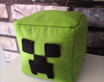Minecraft Creeper Pin Cushion Gaming Gift Personalised Etsy