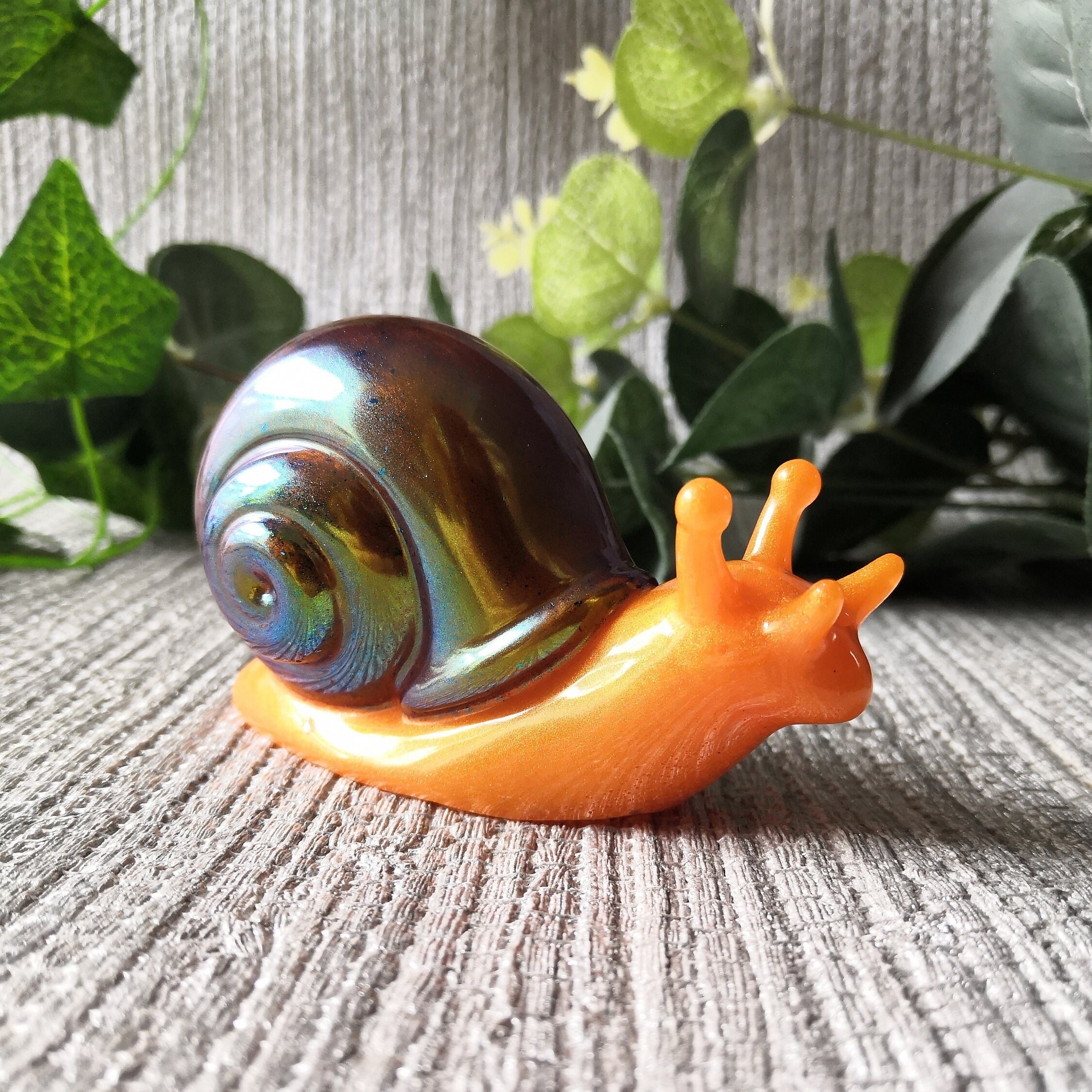 Snail Ornament, Snail Gift, Snail Statue, Alternative Home Decor ...