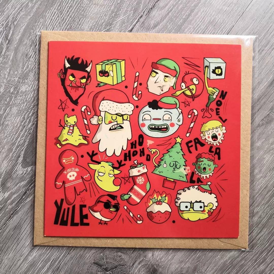 Christmas Card, Spooky Christmas Card, Funny Christmas Card