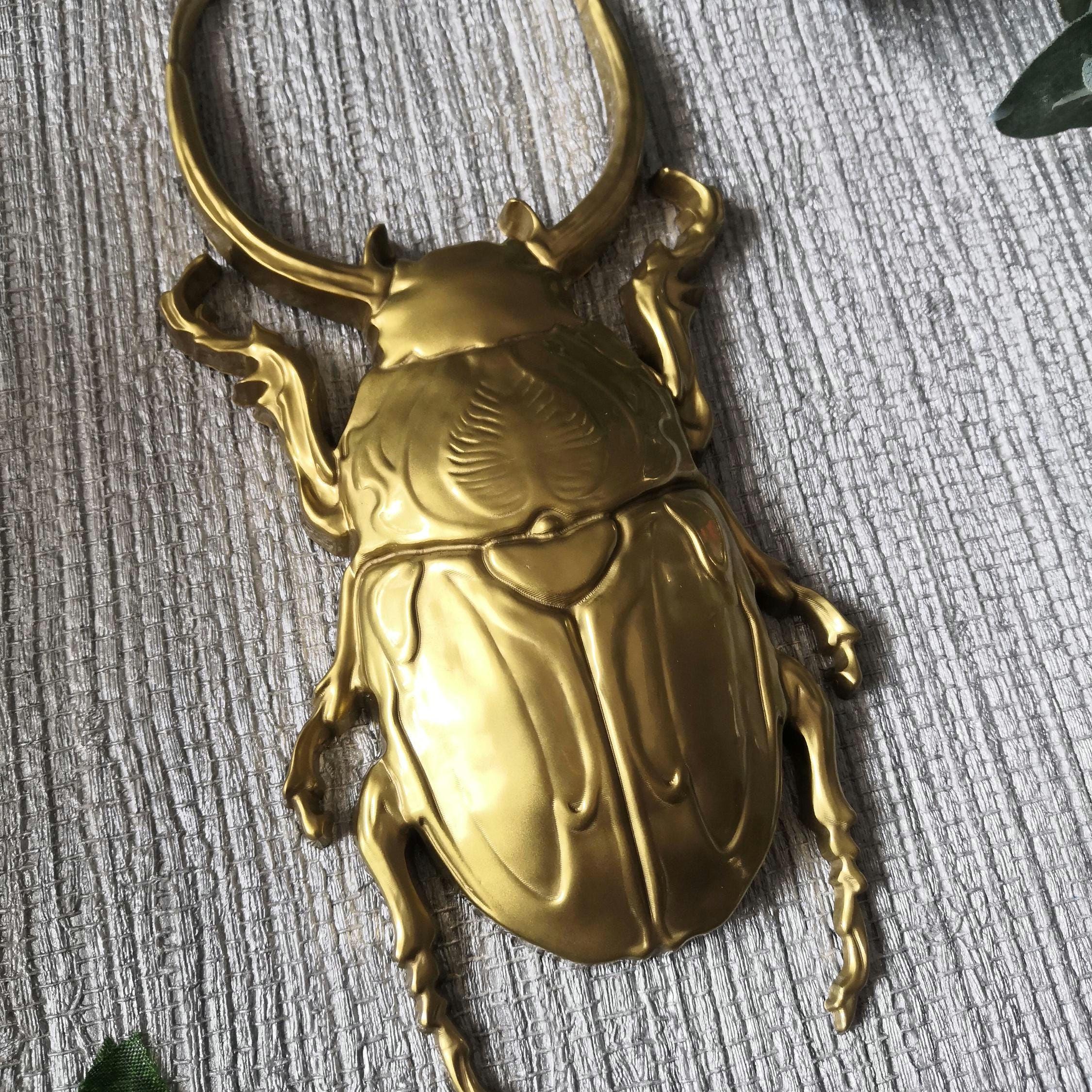 Large Beetle Wall Hanging, Bug Wall Art, Insect Wall Decor, Unusual ...
