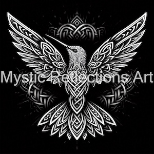 Copo Celtic Hummingbird Laser PNG, Copo 20oz, PNG gravado a laser em ardósia, PNG a laser para, Glowforge, Xtool, Wecreat Vision