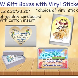 JW Gift Box: Adesivo in vinile, Battesimo dei pionieri