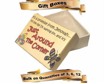 Jw gifts/ Jw gift box/ Just Around The Corner/JW pioneer gifts/JW.org/jw field ministry/jw baptism gift/jw convention/jw stuff/gift wrap
