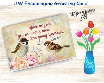 JW Encouragement Greeting Card - 4.25"x6" - Quantity Discounts - JW Gifts
