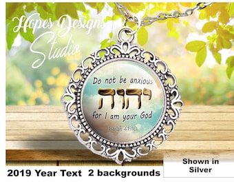JW gifts - necklace 'Do not be anxious, for I am your God' Isa 41:10 - jw baptism pioneer gift - best life ever - jw personalized jewelry