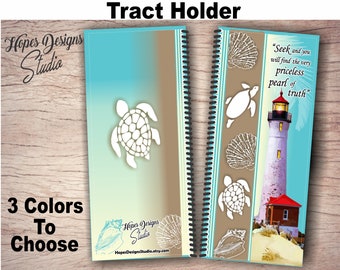 JW gifts/JW tract holder/jw ministry organizer/lighthouse design/3 colors/jw.org/ministry notebook/baptism/pioneer/best life ever/jw service
