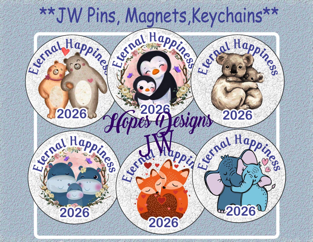 JW 2026 Convention Pin, Magnet, Keychain: 1.5