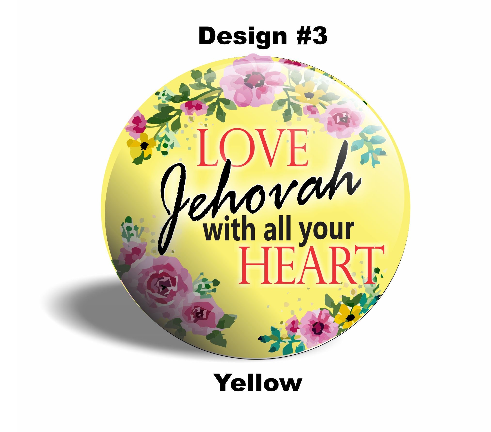 JW Gifts/'love Jehovah With All Your Heart' Deut 13:3/1.5