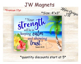 JW Refrigerator Magnets 4"x3" - JW Gifts