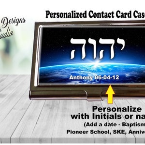 Étui pour cartes de visite JW Ministry/vue Terre