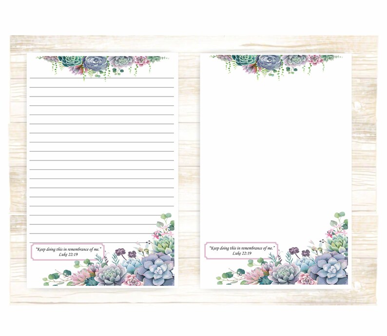 JW Memorial Letter Writing Stationery Instant PDF & WORD Etsy Australia