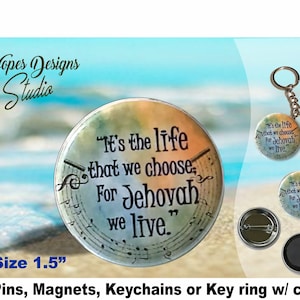 Myospark Baptism Gift Best Life Ever Keychain JW Gifts JW Pioneer Gifts JW  Ministry Supplies Pioneer School Gift JW Baptism Gift 