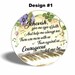 JW Gifts/'give Me Courage' 2 Musical Designs/2.25 Mirror, Magnet, Pins ...