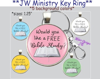 JW Ministry Key Ring: Bible Study Gift