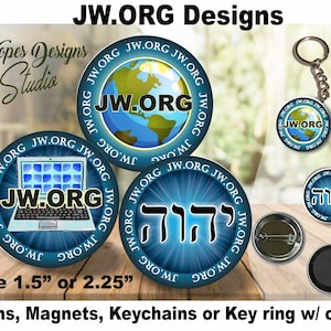 JW.ORG Pin, Magnet, Keychain: Ministry Gift