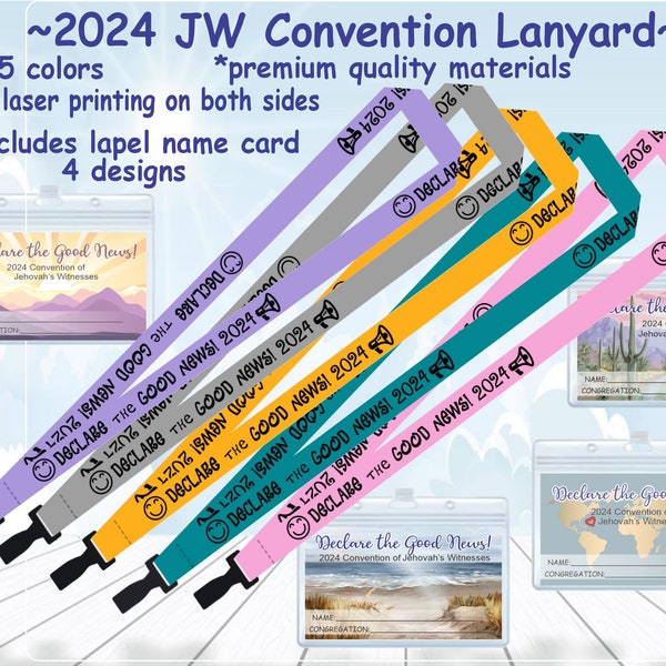 Convention Jw Badge Holder Etsy