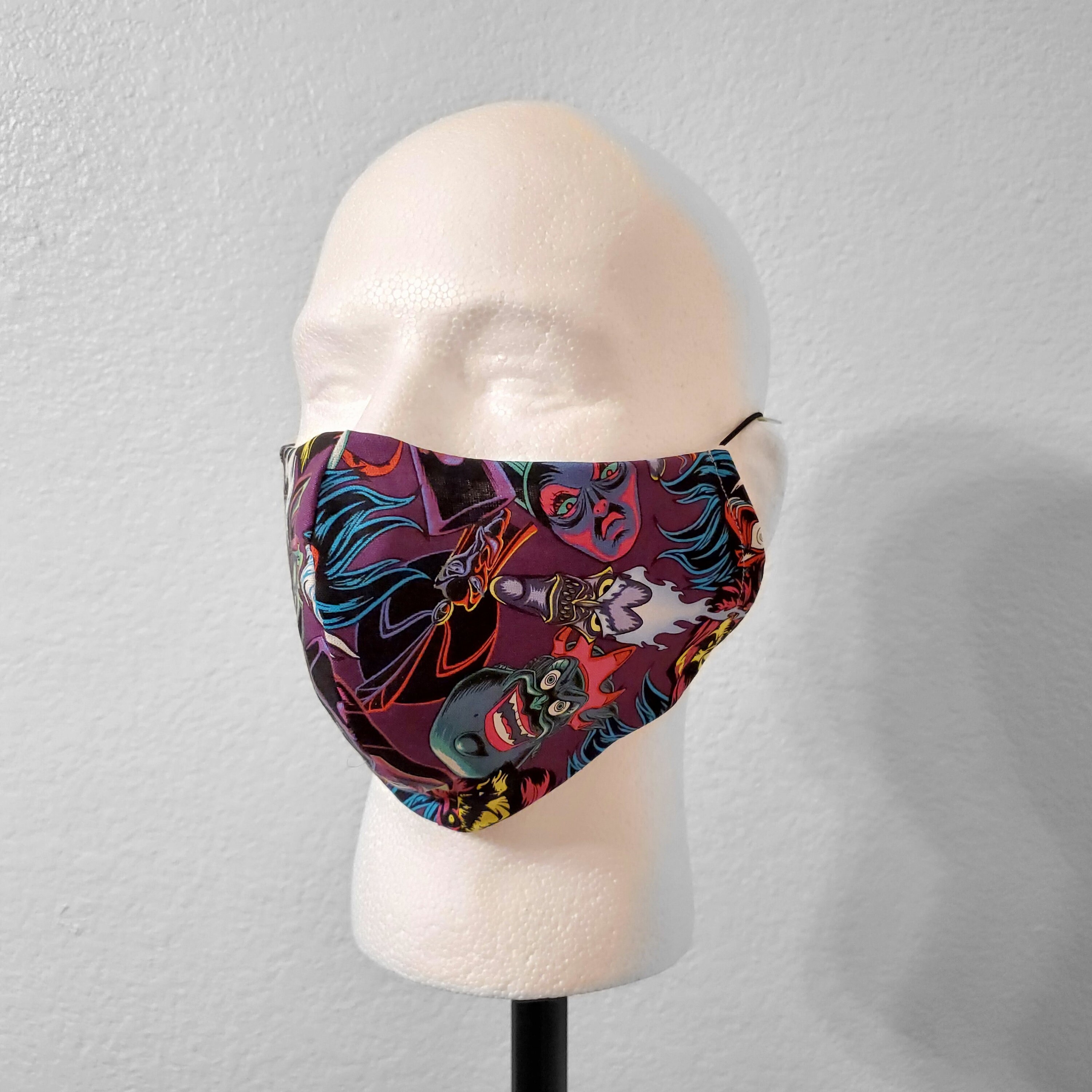 Disney Villains Bright Face Mask 100 polypropylene lined Etsy