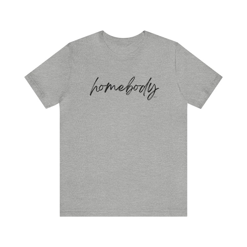 Homebody unisex Jersey Short Sleeve Tee image 1