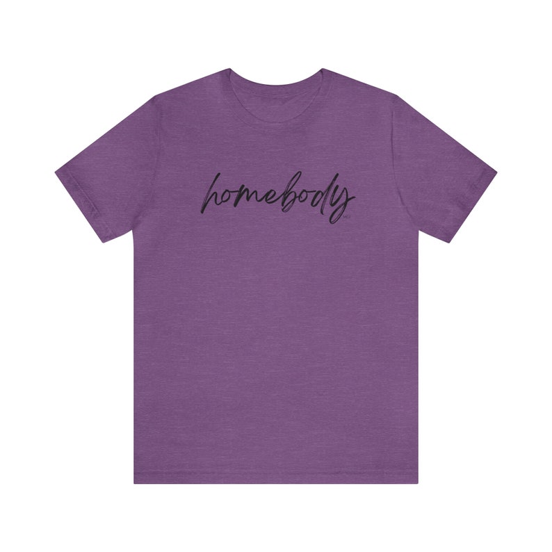 Homebody unisex Jersey Short Sleeve Tee image 5