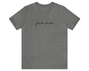 Farm mom 2 Unisex Jersey Short Sleeve Tee