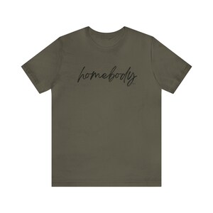 Homebody unisex Jersey Short Sleeve Tee image 3