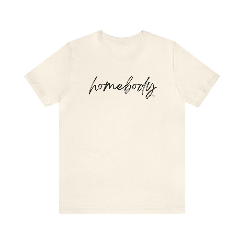 Homebody unisex Jersey Short Sleeve Tee image 7