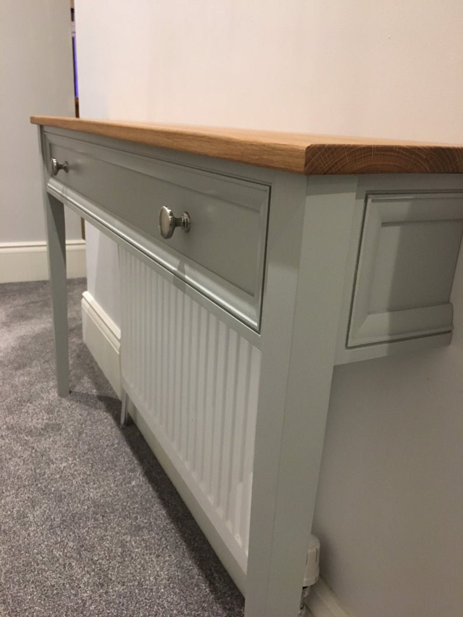 900mm Tall Radiator Cover Table Shelf Console Table. Etsy UK