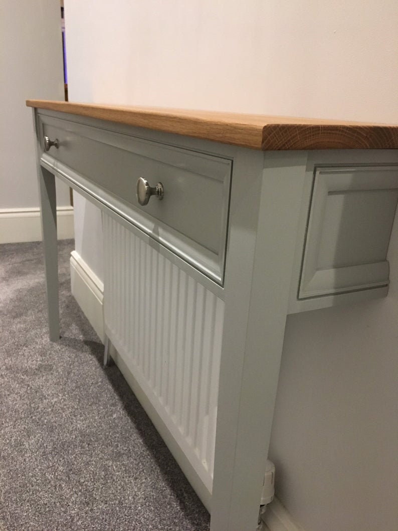900mm Tall Radiator Cover Table Shelf Console Table. Etsy UK