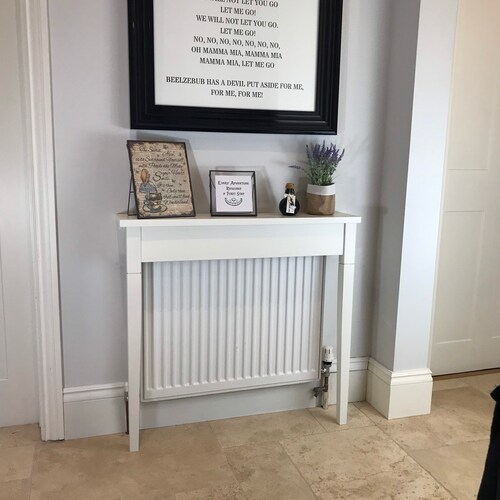 900mm Tall Radiator Cover Consol Table Hallway Shelf Etsy UK