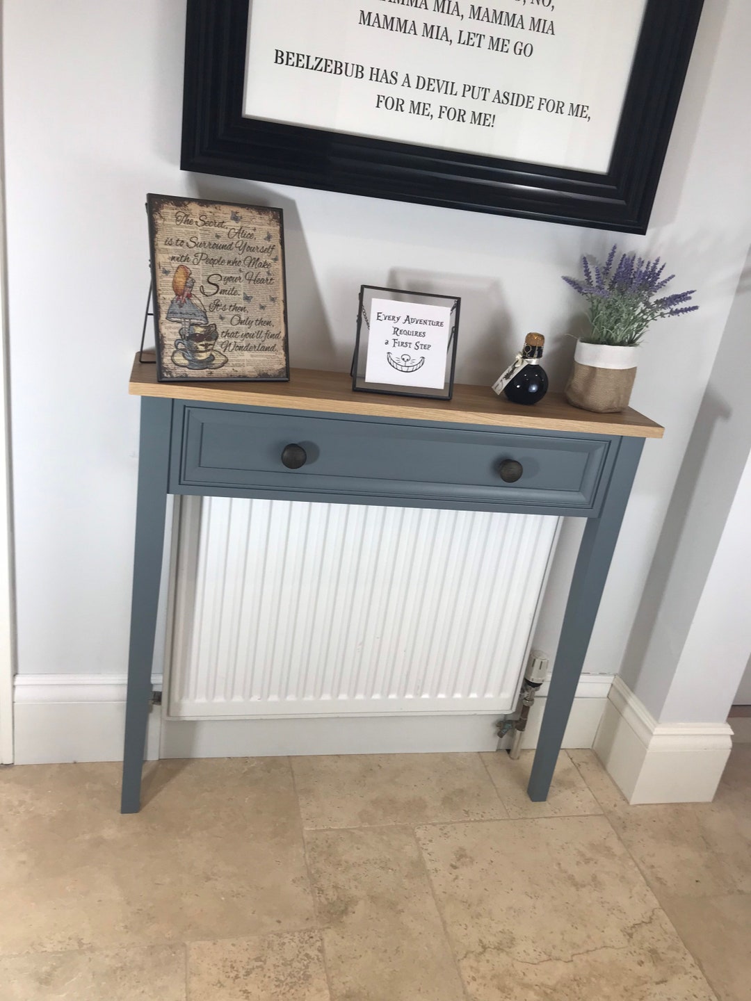 800mm Tall Radiator Cover Table Shelf Console Table. Etsy UK