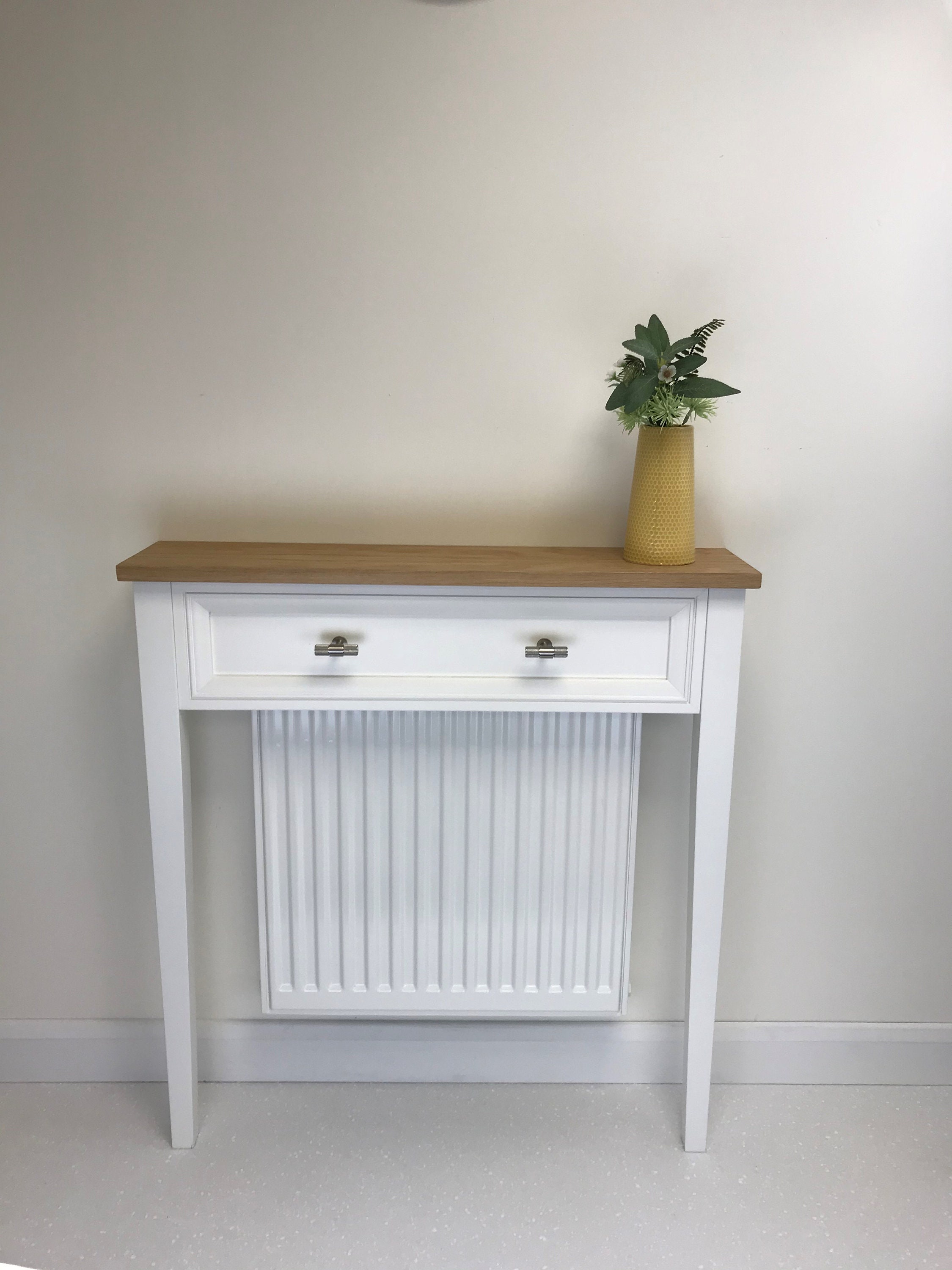 900mm Tall Radiator Cover Table Shelf Console Table. Etsy UK