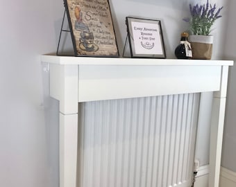 Hall Console Radiator Covers Scalloped Console Tables and Radiator Covers - Handmade in Bespoke ...
