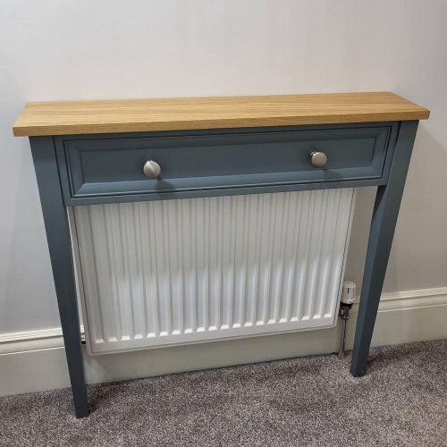 900mm Tall Radiator Cover Table Shelf Console Table. Etsy UK