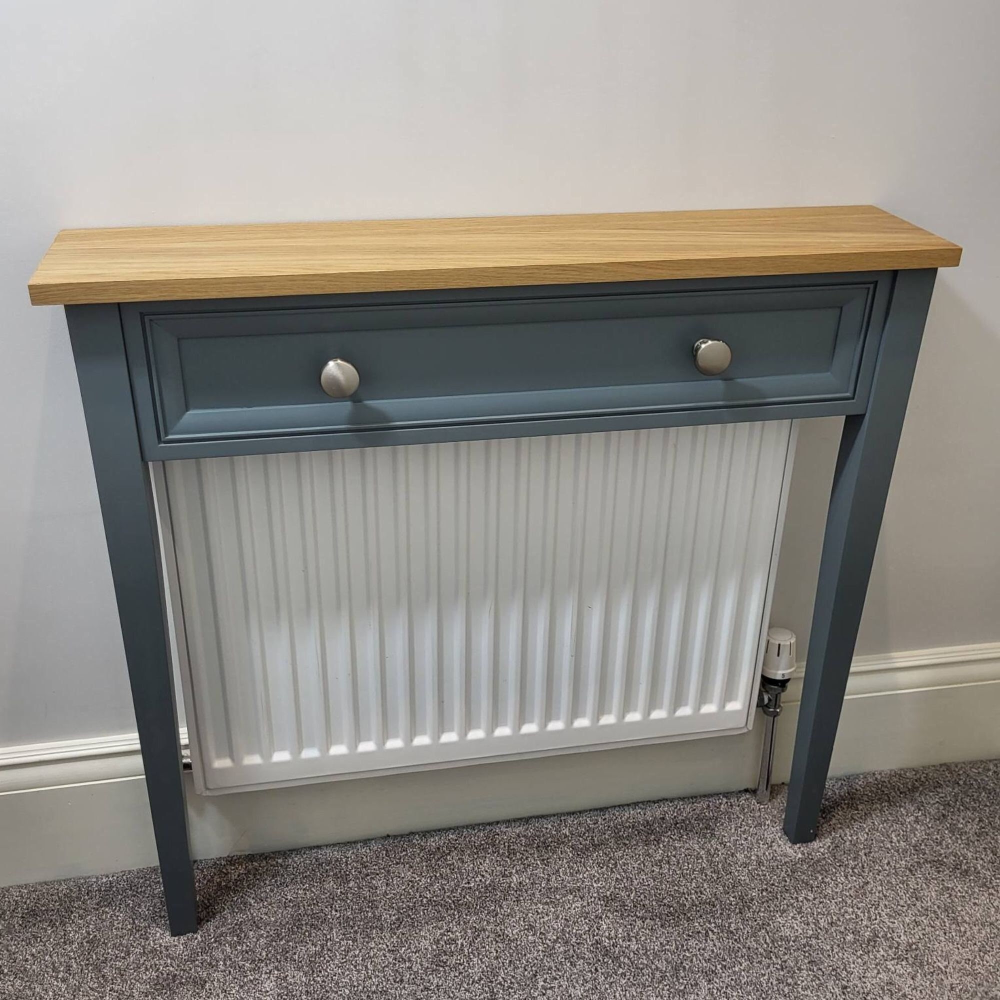 900mm Tall Radiator Cover Table Shelf Console Table. Etsy UK