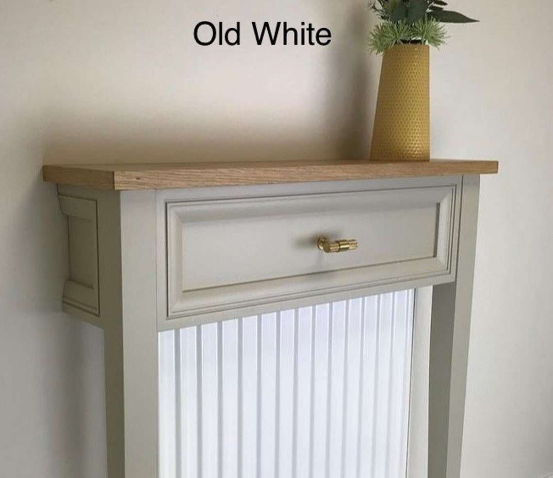 900mm Tall Radiator Cover Table Shelf Console Table. Etsy UK