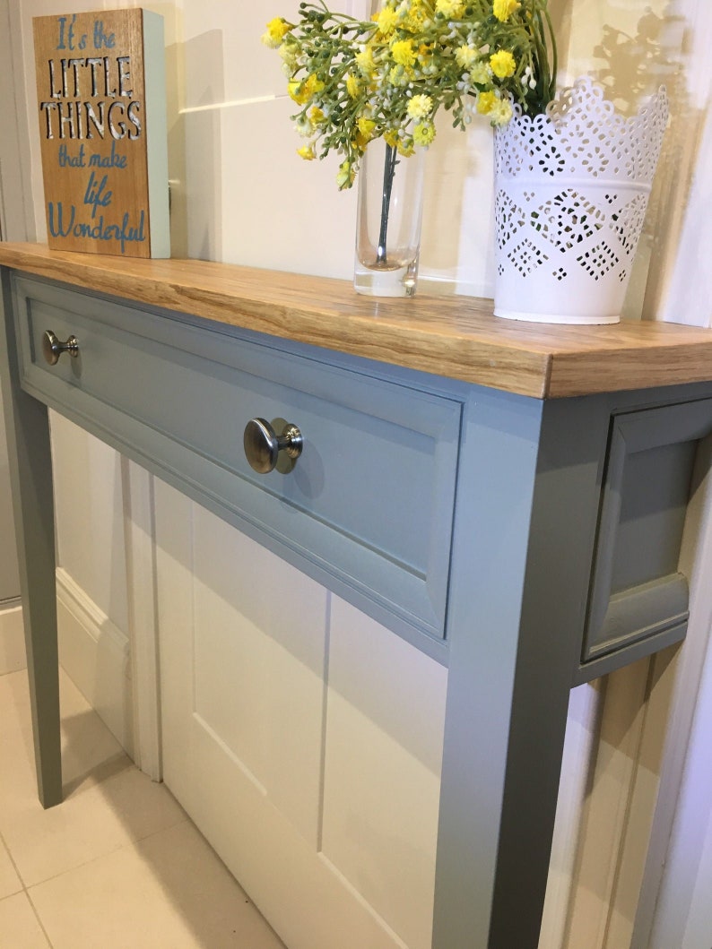 900mm Tall Radiator Cover Table Shelf Console Table. Etsy UK