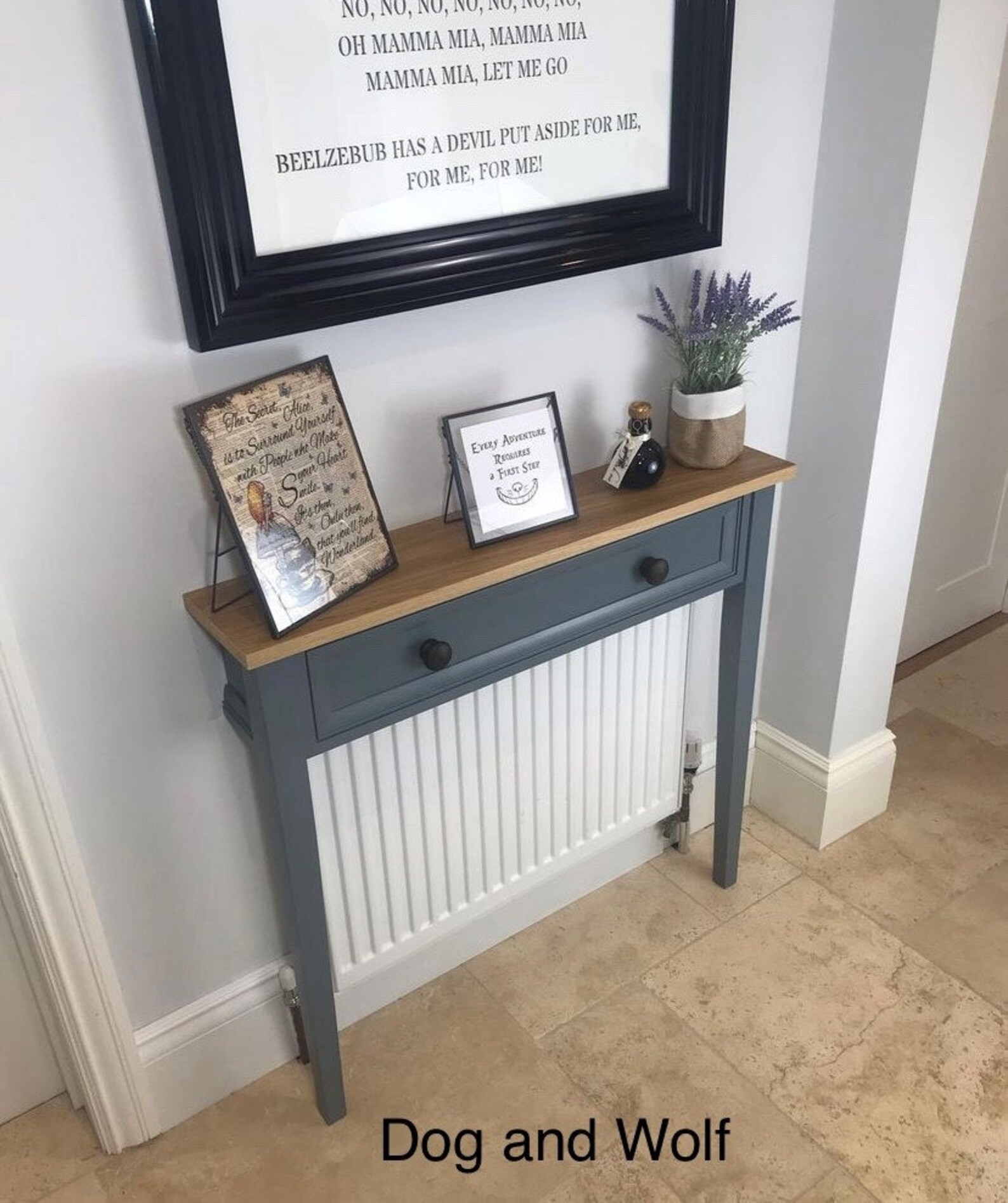 900mm Tall Radiator Cover Table Shelf Console Table. Etsy UK