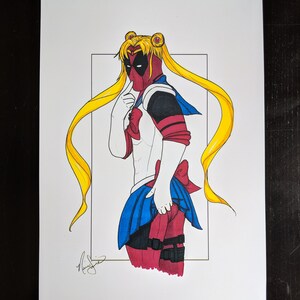 Sailor-Pool //DEADPOOL// digital print