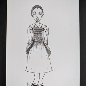 Eleven // INKTOBER // digital print