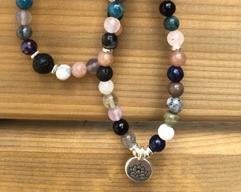 Perfectly Imperfects, BIG SAVINGS, Slightly Imperfect Beads, Great Energy, 6mm 108 Mala Bracelet/Necklace, Meditation, On Sale, For Charity