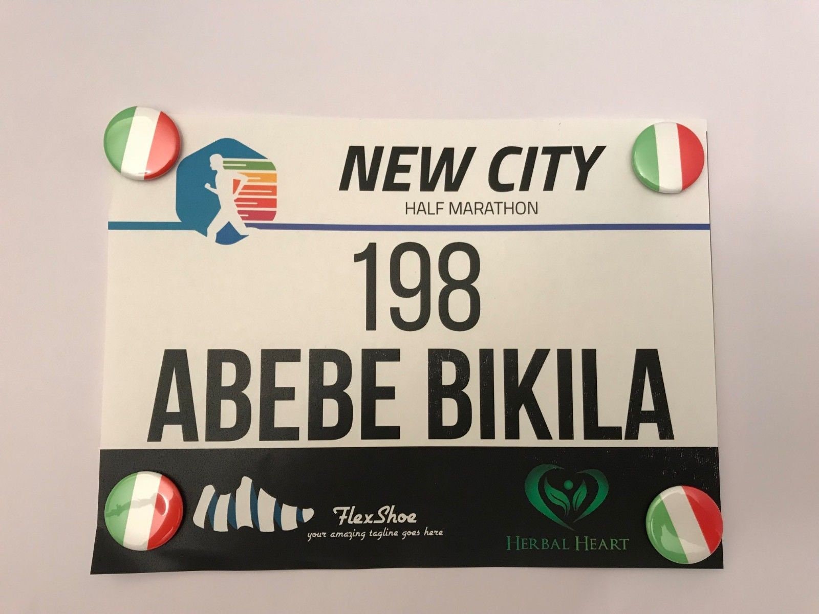 Racebibup Strong to Fix Race Bib Number, Pins System