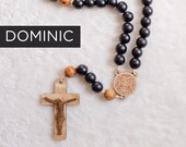DOMINIC Wall Rosary - St. Dominic - Wall Rosary - Wood Wall Rosary - Catholic Gift - Rosary - Catholic Wedding - Catholic Man - Dominican