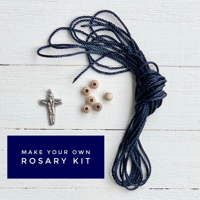 Rosary Making Kit Catholic Rosary Cord Rosary Knot Etsy
