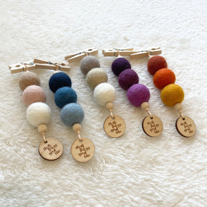 Essential Oil Car Diffuser Felt Ball Diffuser Essential Etsy