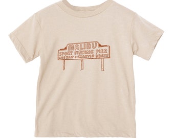 Malibu - T-shirt grafica per neonati, bambini piccoli