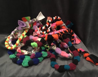 Cordes de remorquage en polaire pour chiens (lot)